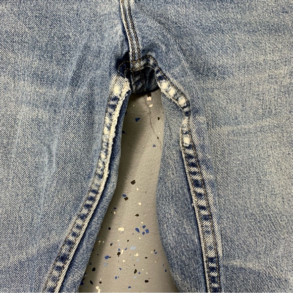 Vintage 80s Gitano Distressed Mom Jeans High Waist Tapered Leg 14 Petite 32"x29" - Picture 4 of 11